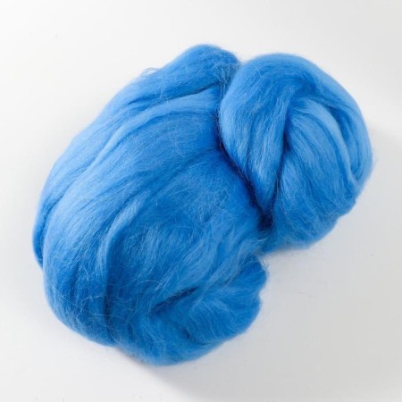 Fasting wool 100% half -toned wool 100g (98 forest bell)-1