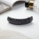 Hair hair clip "Wanda" Hypnosis, 9 cm, black and gray