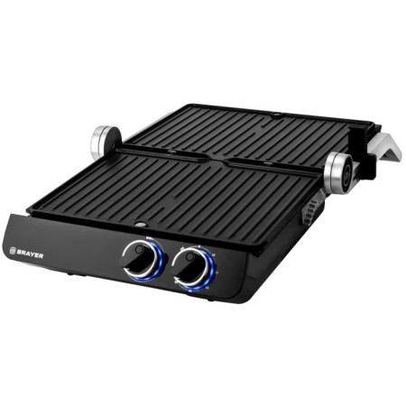 Electric Grill Brayer 2009BR, 2000 W, anti -stick coating, 24.5x33 cm-4