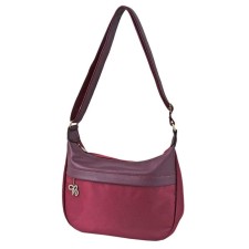 Women's bag with lightning, burgundy color