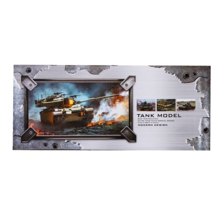 Radio -controlled “Winter” tank, works on the battery-6