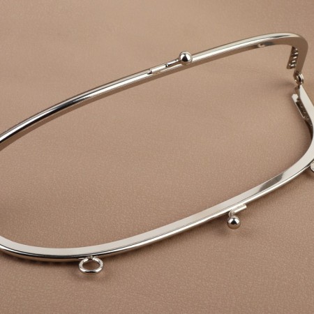 Farmire of the sewing "semicircle", with mounts, 20 × 7.5 cm, silver color-1