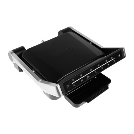 Electric grill Zelmer ZPR2600, 2000 W, anti-stick coating, 29.2x23 cm, black-gray 1025409-2