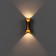 Facade lamp "Elegant", FSD-090, 6 W, 3000K, IP65, 220 V, metal, black and golden 1008543
