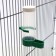 Drive/bird feeder with a lid of 4 x 13 cm, 150 ml, green
