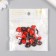 A set of buttons plastic "God's cow" 1.4x1.1 cm nr 20 pcs 11.2x1.5x7 cm
