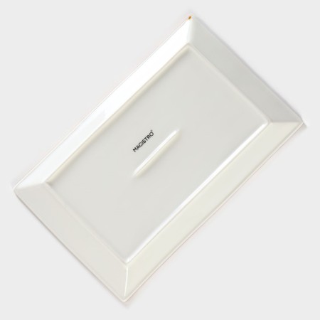 Serving dish Magistro "Cerera" 27x17.5x2 cm, blue color-3