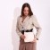 Cross-Bodi bag on magnet, milk color