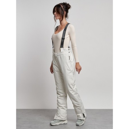 Semi -combinezone female ski insulated, size 46, white color-4