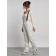 Semi -combinezone female ski insulated, size 46, white color