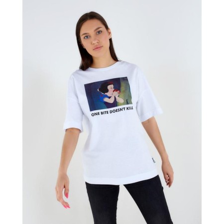 Snow White T -shirt Oversize Princess, white color-1