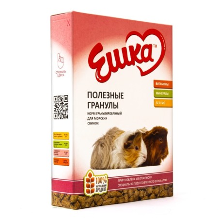 Feed "Eshka" for guinea pigs, granular, useful granules, 400 g