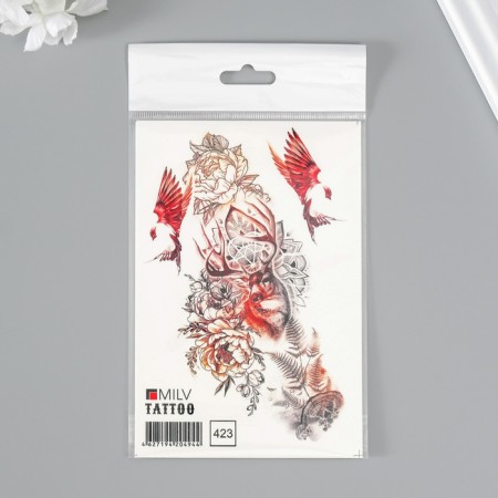 Tattoo on the body "Deer" 10x15 cm-4