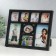 Photo frame plastic in 8 photos 5x5, 5x7, 9x13 cm "Best Moments" Black 20x25 cm
