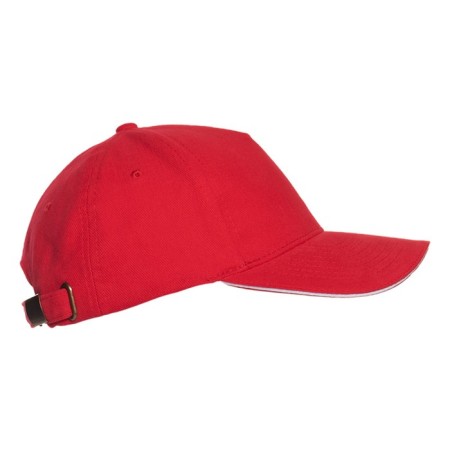 Unisex baseball cap, size 56-58, red color-1