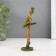 Polystone souvenir "Ballerina in a green pack" 13.2x5.3x5.2 cm