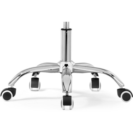 Computer chair BUD GREY, Metal/velor, Chrome/Gray 55x47x75 cm-7