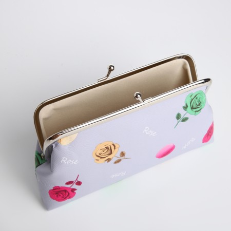 Cosmetic bag on the farmar, gray color-2