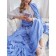 Sollya blanket, size 180x200 cm, blue color