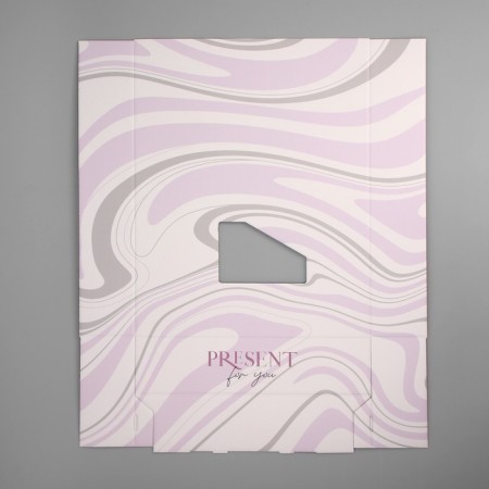Gift box for bedding, packaging, “texture”, 47 x 37 x 8.8 cm-5