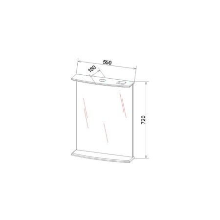 Sanflor mirror "Sophie 60"-2