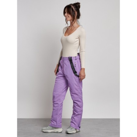 Semi -combinezone ski insulated female winter, size 42, purple color-1