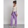 Semi -combinezone ski insulated female winter, size 42, purple color