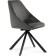 Stol on a metal frame spinning, metal/velor, black/gray 51x55x83 cm