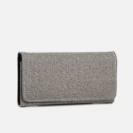 Women's wallet on magnet, gray color