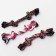 Cable toy "2 knots" small, 20 g, up to 20 cm, mix of flowers