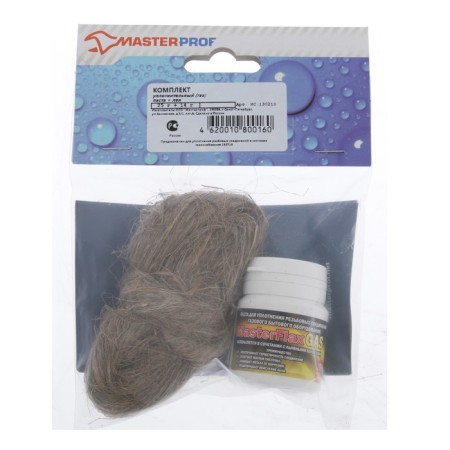 Sealing paste Masterprof IS. 130210, with flax, for gas equipment, 25 g