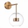 Sconces st. SL1133.201.01. Bopone. 1x14 W, LED, 3000K, 268 LM, 20x36 cm, brass color