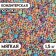 Sprinking confectionery in color glaze: orange, blue, lilac, emerald, pink, 1.5 kg