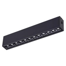 Over lamp, 12W LED, 4000K, 1000lm, black color