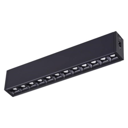Over lamp, 12W LED, 4000K, 1000lm, black color