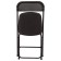 Folding Brabix "Golf CF-002", black frame, black plastic