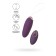 Vibroyaito C with imitation frictions Jos Bumpy, silicone, purple, 9 cm