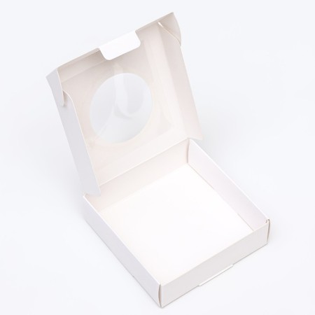 Self -charged box, white, 10 x 10 x 3 cm-4