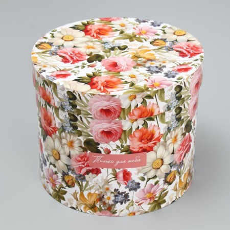 Set of hats 5 in 1, gift packaging, “flowers”, 13 x 14 - 19.5 x 22 cm-8