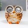 Souvenir Polystone Light "Filin -Malysh - applause" from the solar battery 7.5x7x7.5 cm