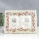 Photo frame Polystone in 2 photos 9x13 cm "Roses and ribbons" Rhinestones 20.5x27 cm