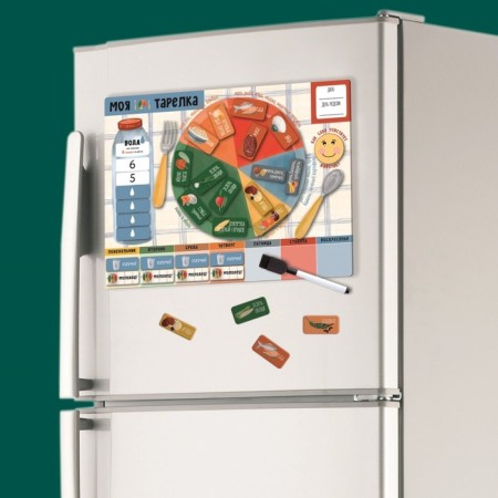 Children's magnetic player "My plate" 22 x 29 cm-7