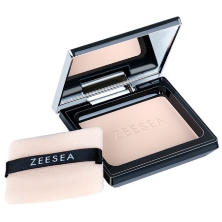 Compact Pudda Zeesea Refreshing Silky Powder, tone m01 ivory, 8 g-1
