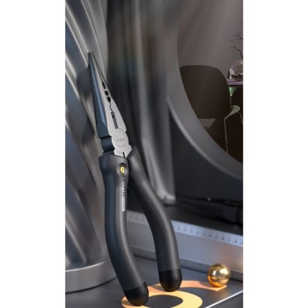 Deli pliers "Home Series Black", elongated, handle made of softtach plastic, 160 mm-2