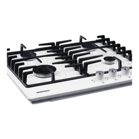 Hon surface NordFrost HS 6041 W, gas, 4 burners, white-4