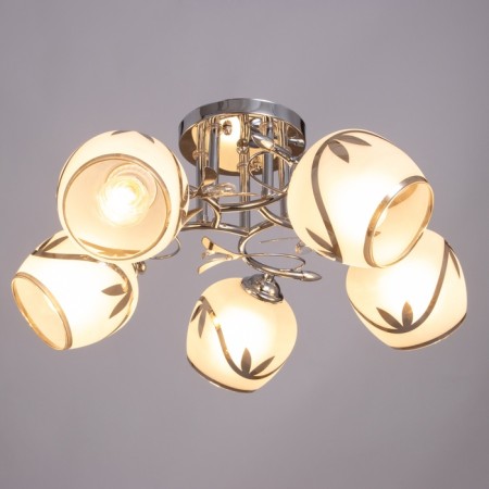 Jeannet chandelier 5x40W E27 Chrome Model: 2800064-1