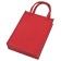 Women's bag B2781-77140, red color, genuine leather, 15x5x20 cm