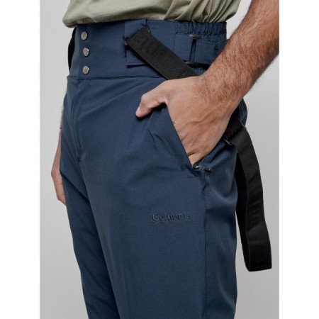 Semi-combineson ski insulated male winter, size 56, dark blue color-12