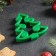 Form for cookies "Christmas tree", cutting, stamp, 8.5 × 8 cm, green color