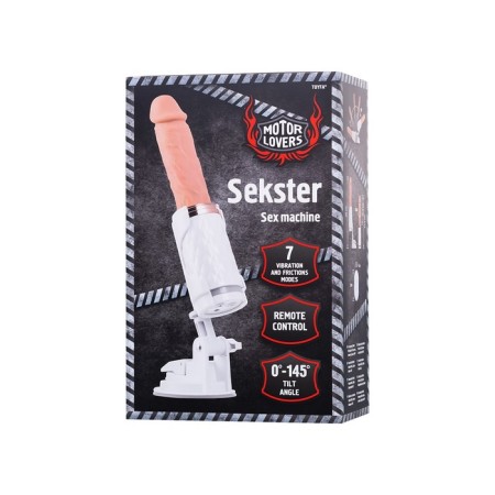 Motorlovers Sekster sex machine, 29 cm, white color-7